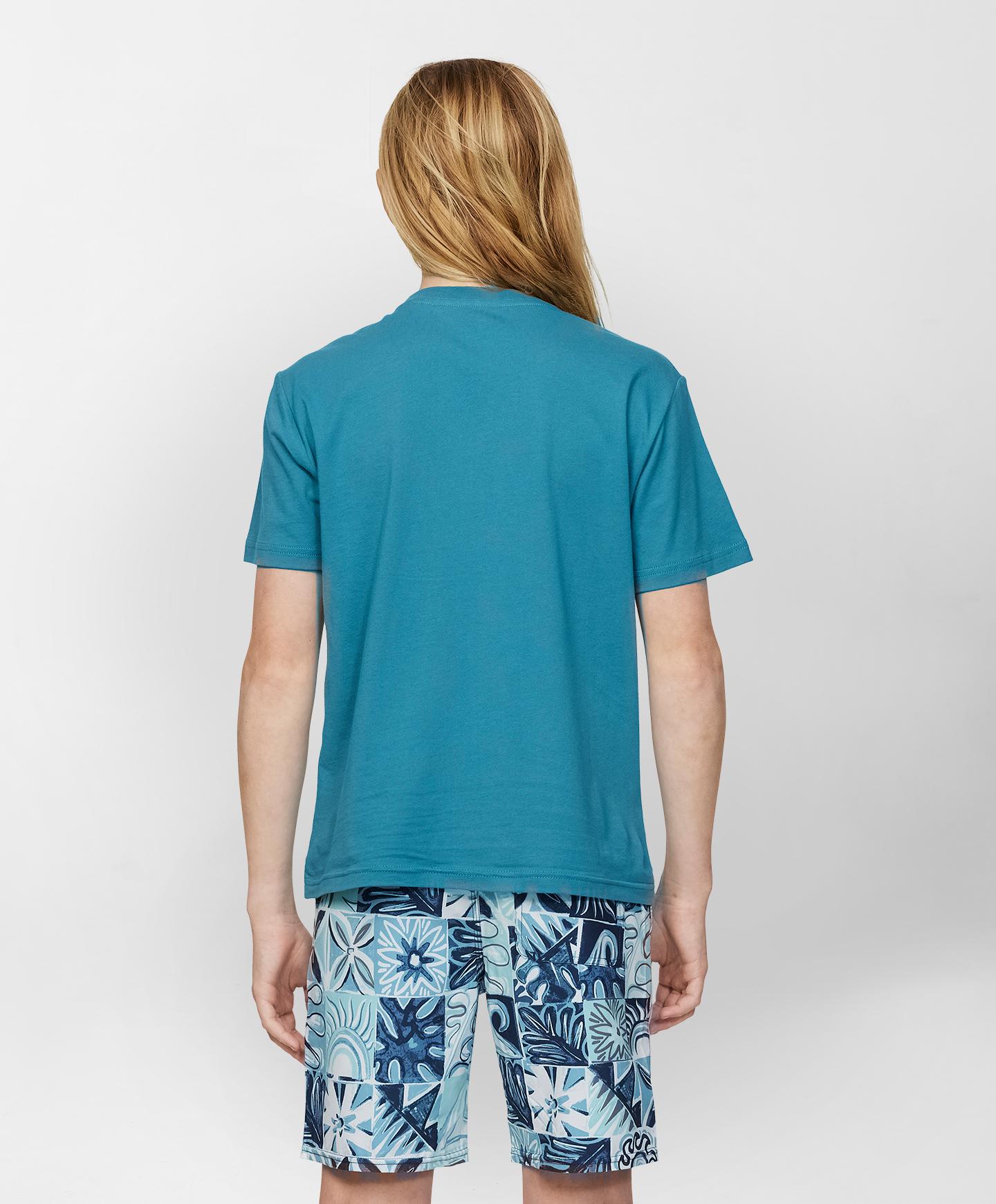 Boys Storm SS Tee - Sea Blue