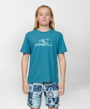 Boys Storm SS Tee - Sea Blue