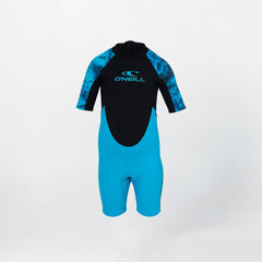 Boys Toddler Reactor 2mm Short Sleeve Spring Suit - Tie Dye Blue