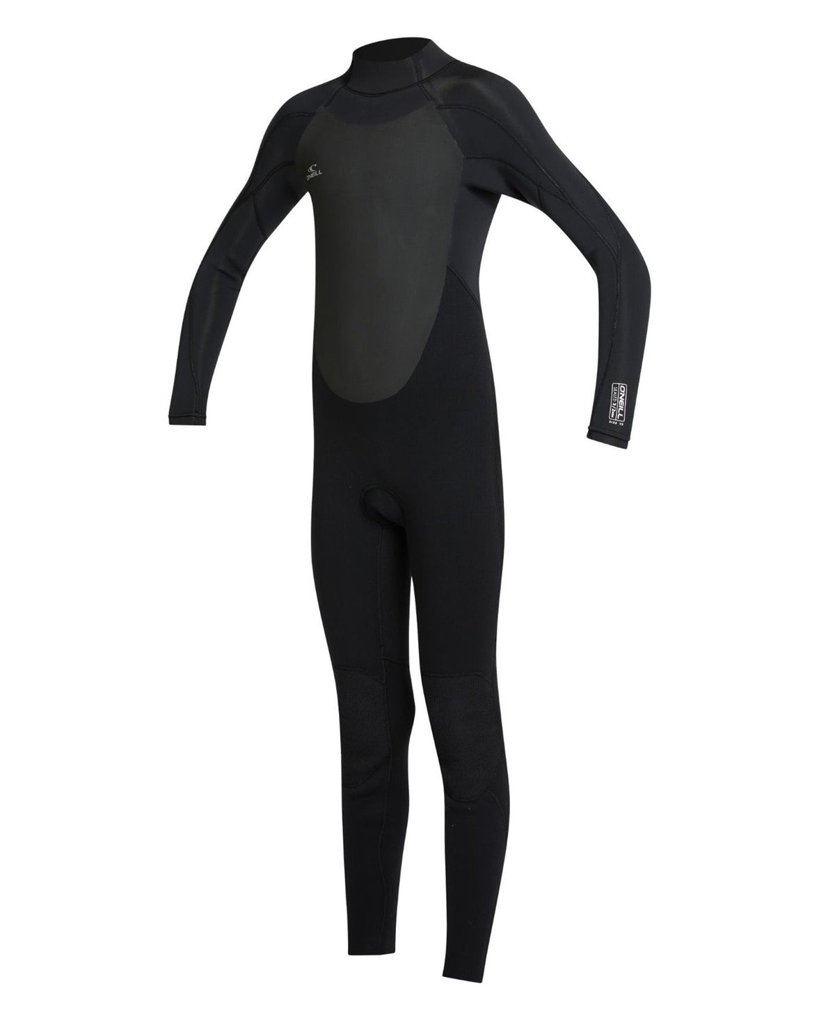 Kid's Focus 4/3mm Steamer Back Zip Sealed Wetsuit - Black