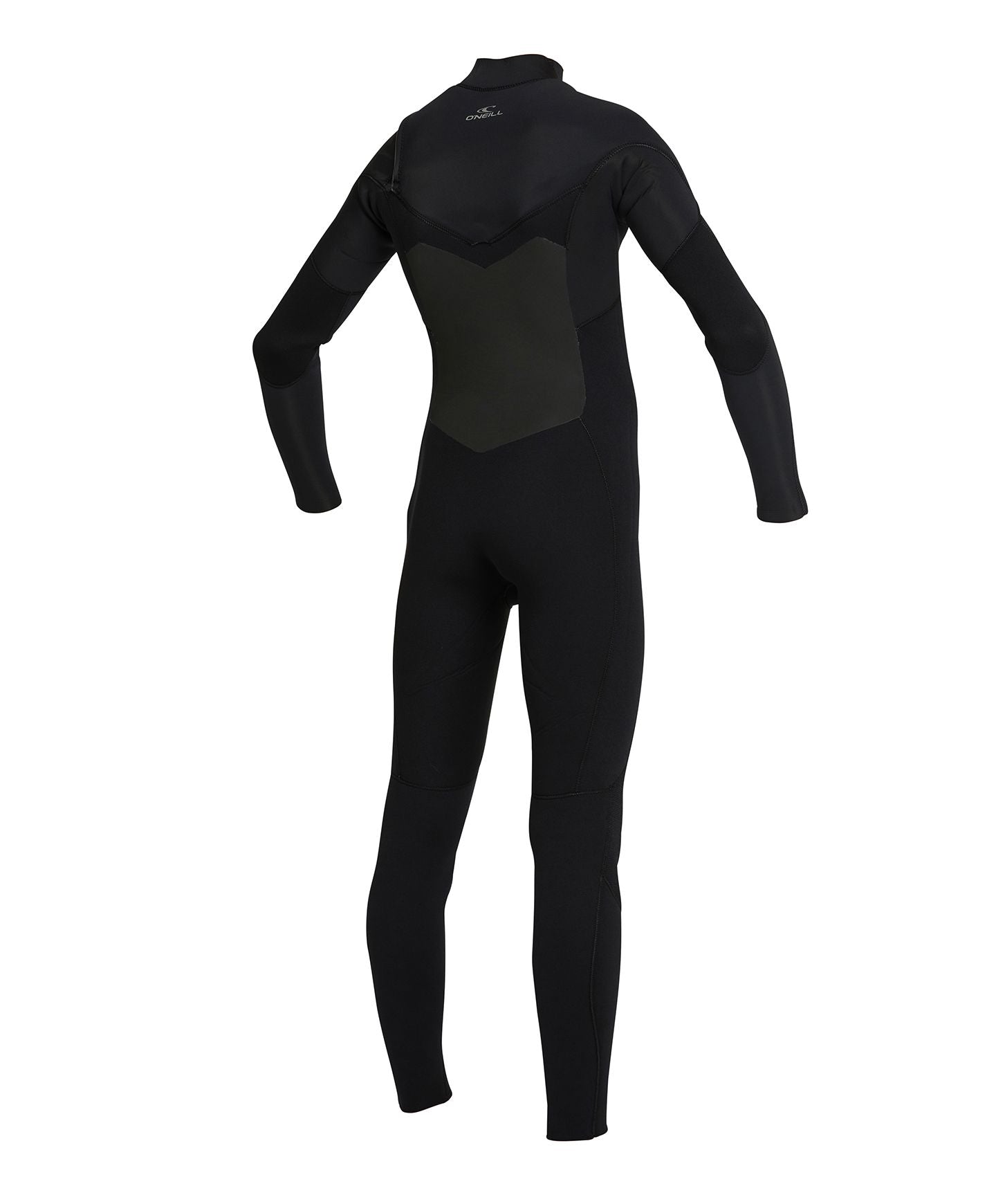 Kid's Focus 3/2mm Steamer Chest Zip Wetsuit - Black