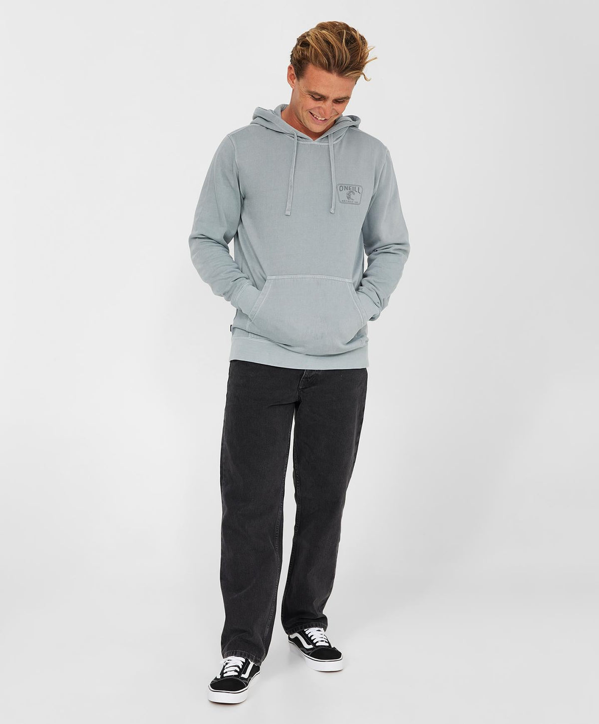 Clean Hoodie - Washed Light Grey