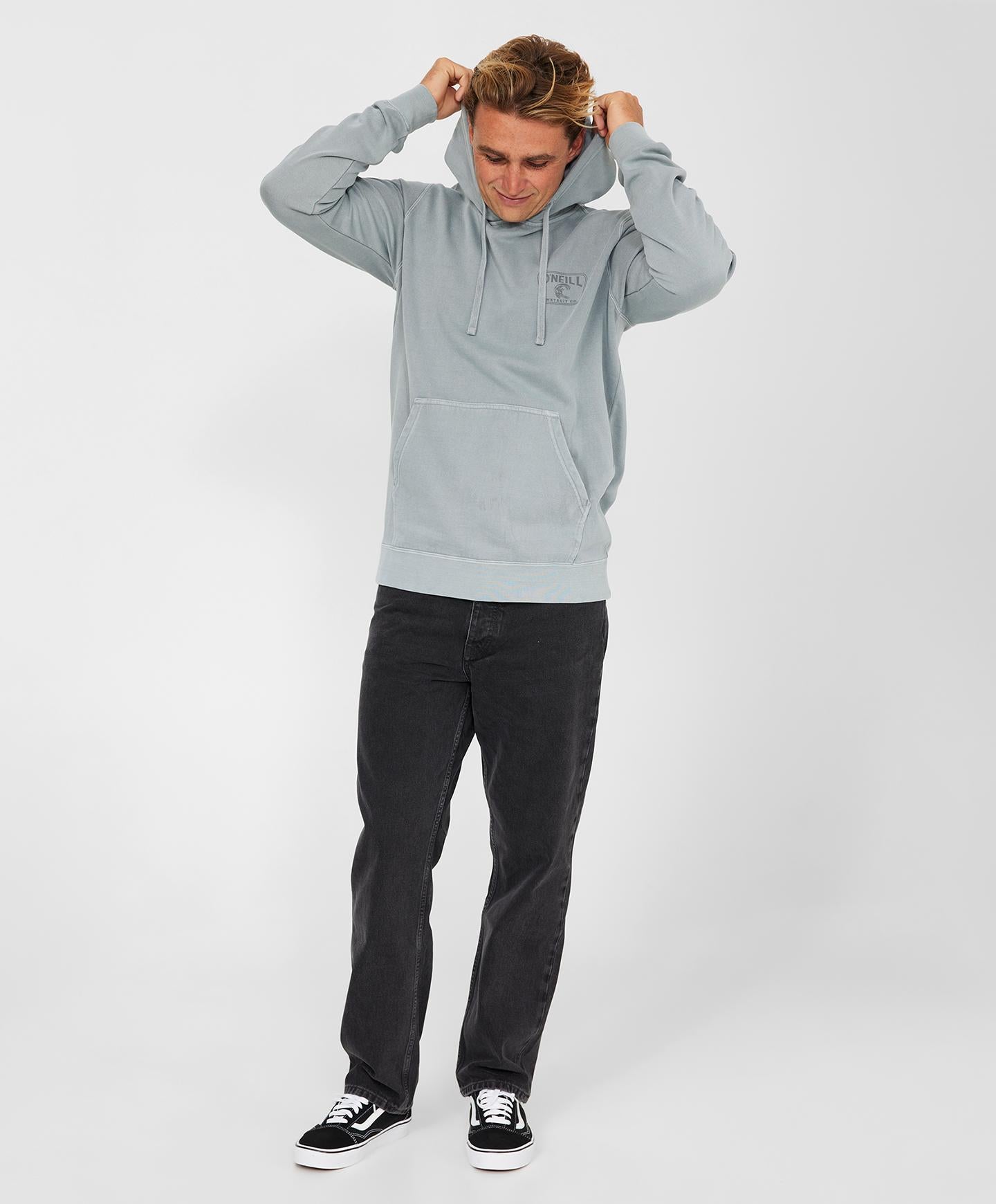 Clean Hoodie - Washed Light Grey