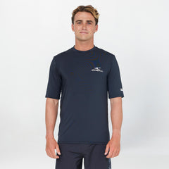 Clean & Mean Short Sleeve Rash Vest Tee - Black