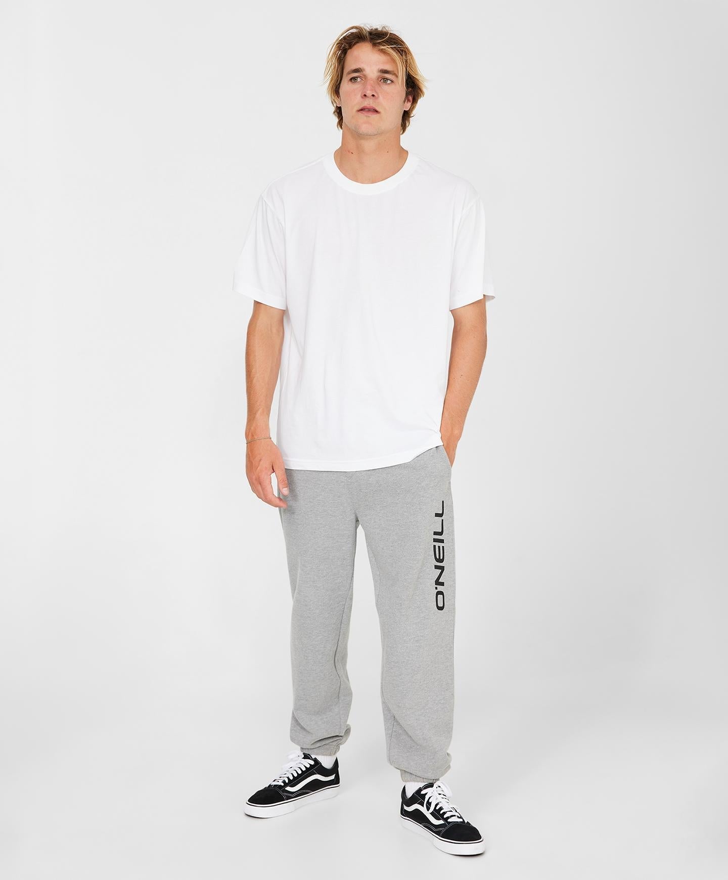Clean & Mean Trackpant - Fog Heather