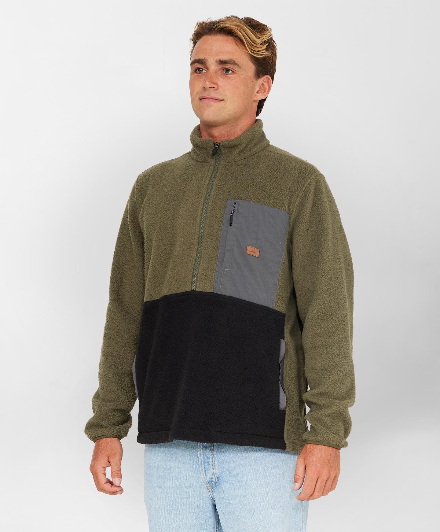 Colton High Pile Superfleece - Army