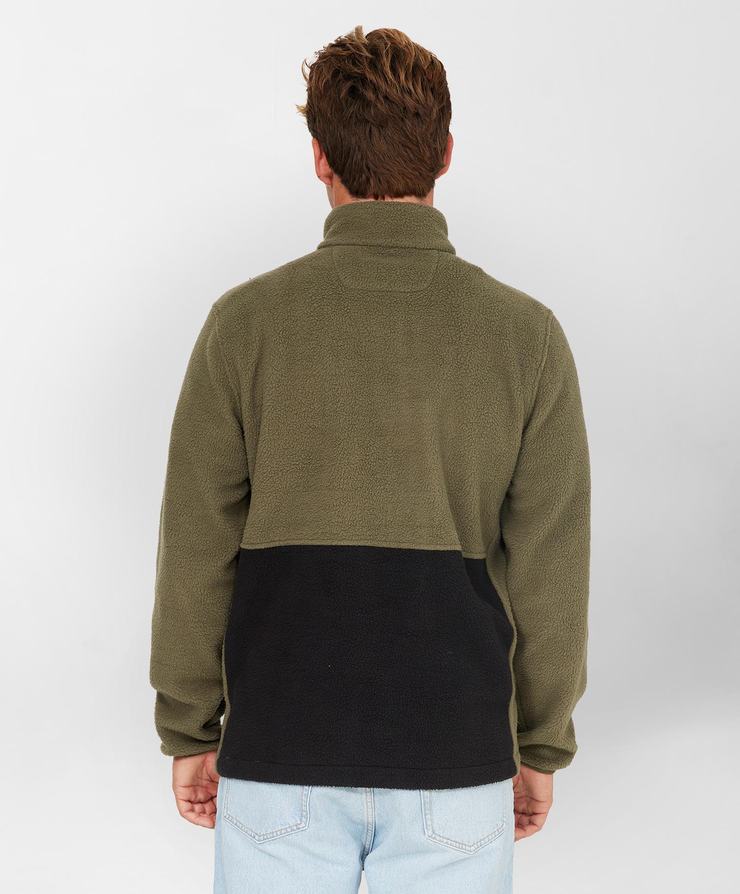 Colton High Pile Superfleece - Army