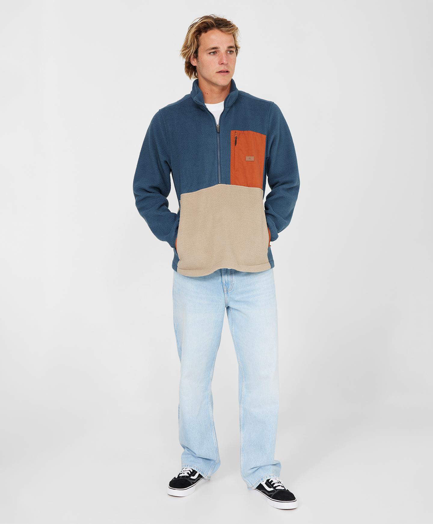 Colton High Pile Superfleece - Midnight Navy