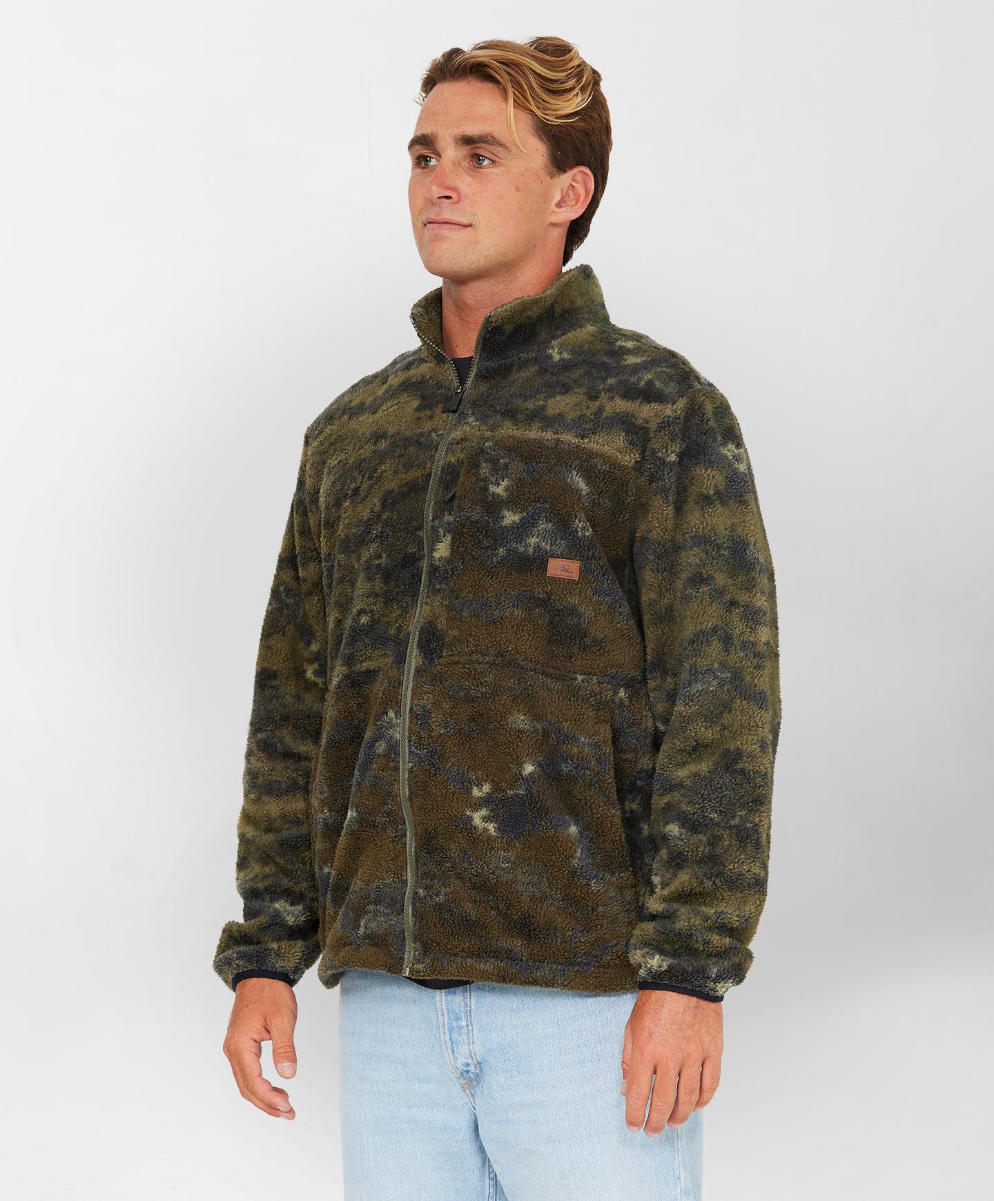 Commander High Pile Superfleece Zip - Deep Green