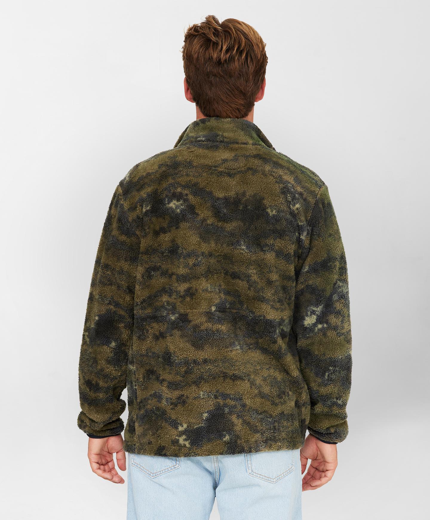 Commander High Pile Superfleece Zip - Deep Green