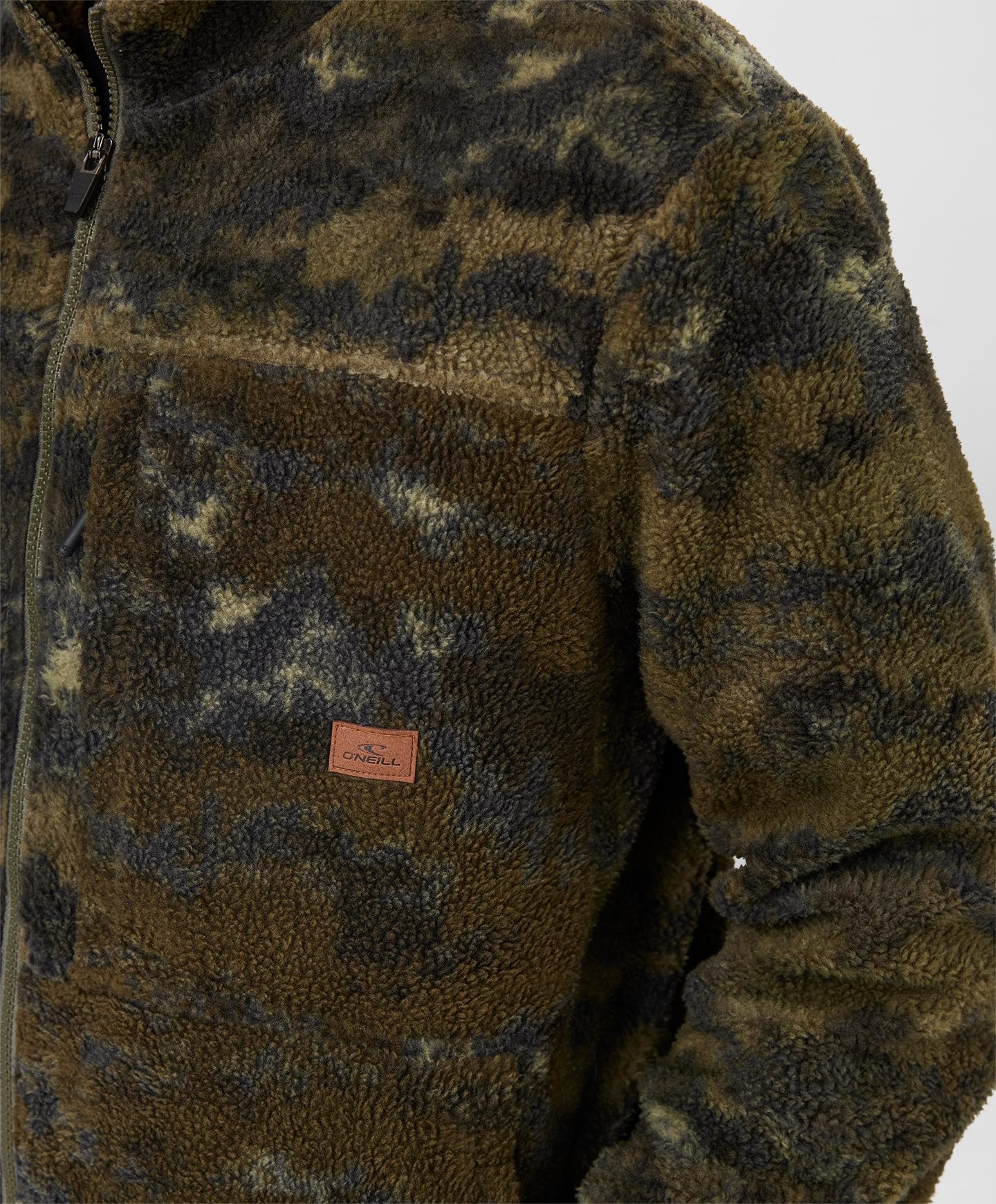 Commander High Pile Superfleece Zip - Deep Green
