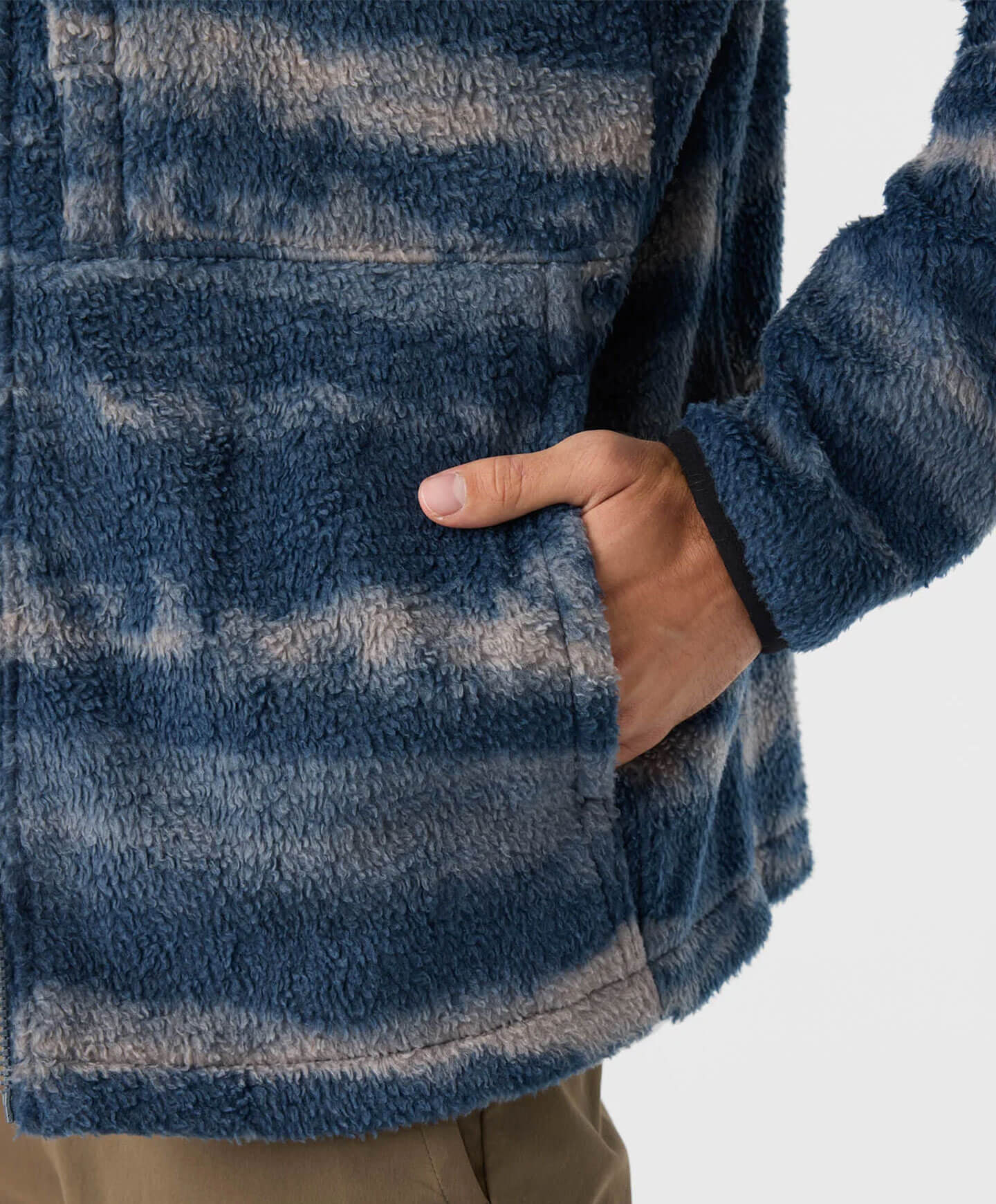 Commander High Pile Superfleece Zip - Midnight Navy