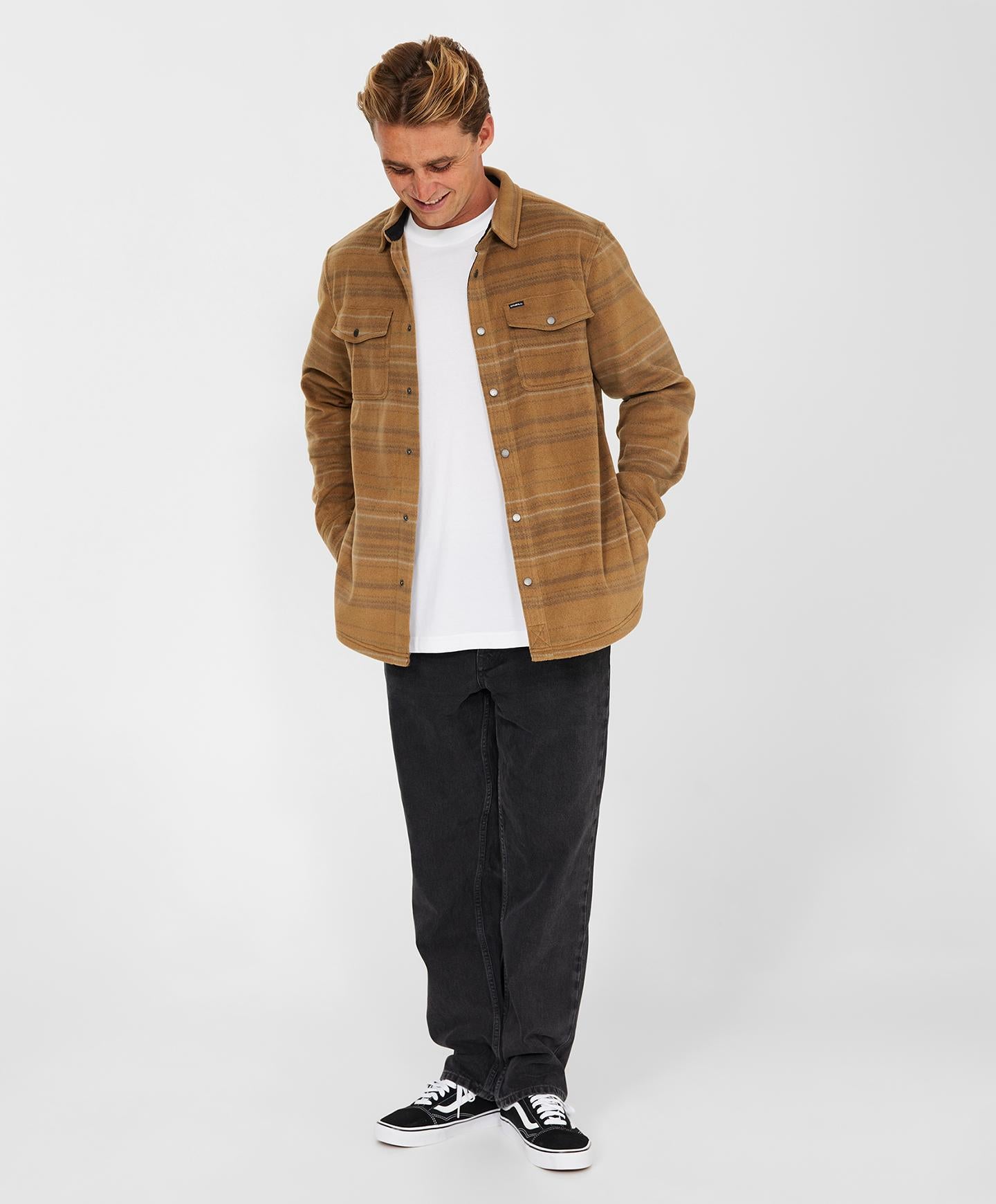 Glacier Overshirt Superfleece - Dark Khaki