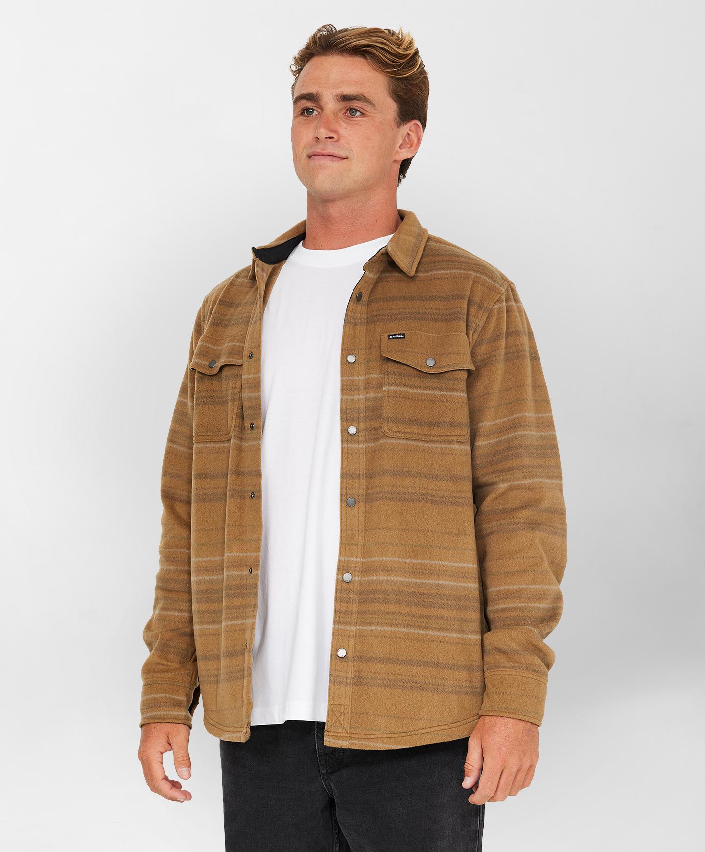 Glacier Overshirt Superfleece - Dark Khaki