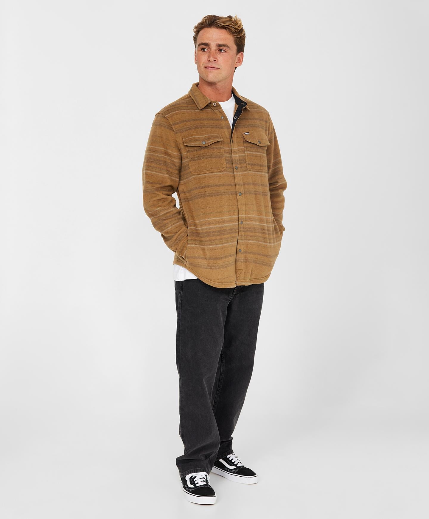 Glacier Overshirt Superfleece - Dark Khaki