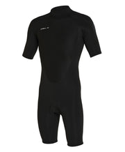 Defender Back Zip Short Sleeve Spring Suit 2mm Wetsuit - Black