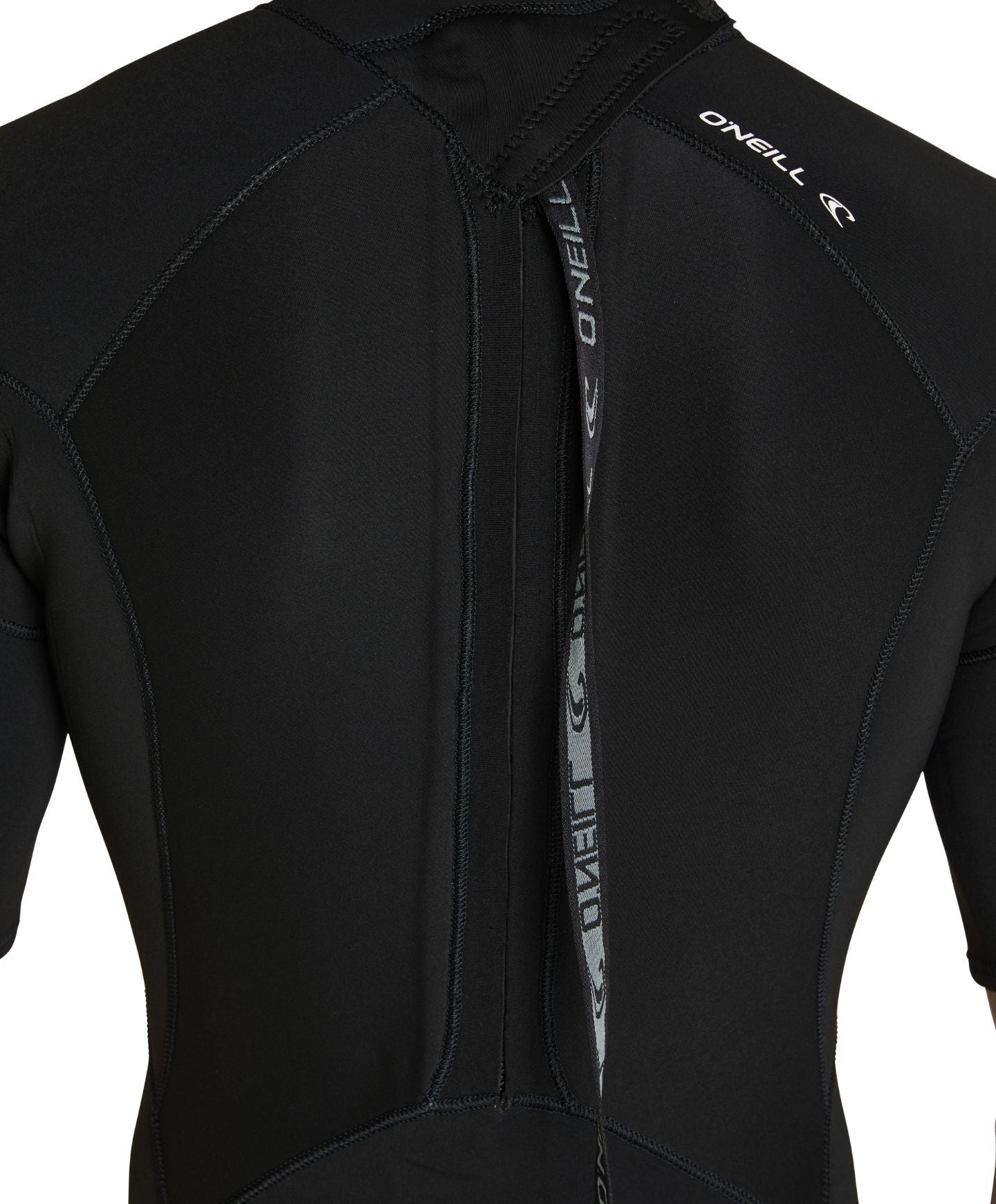 Defender Back Zip Short Sleeve Spring Suit 2mm Wetsuit - Black