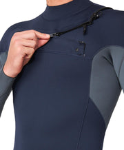 Defender 3/2mm Steamer Chest Zip Wetsuit - Navy