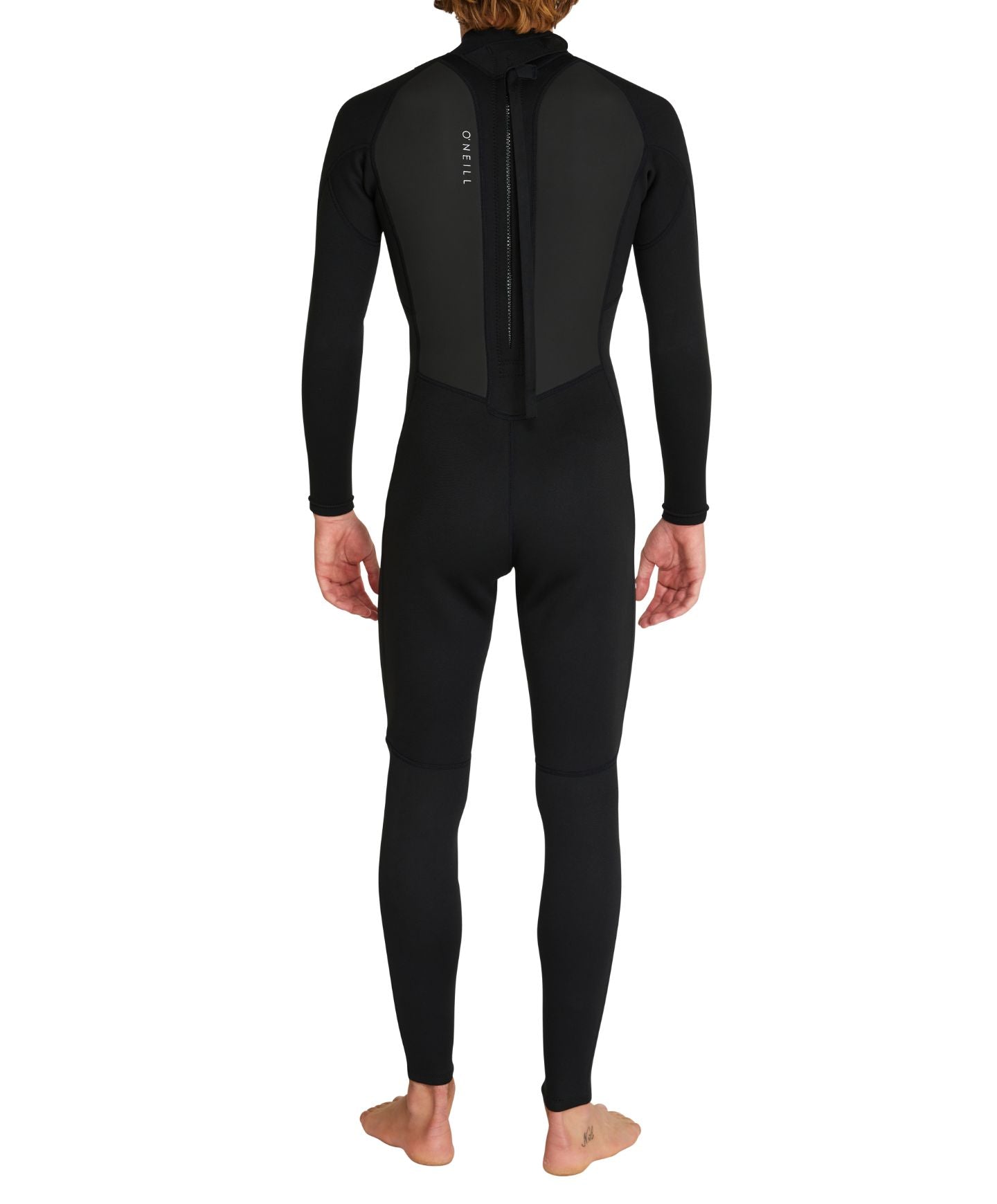 Factor 3/2mm Steamer Back Zip Wetsuit - Black