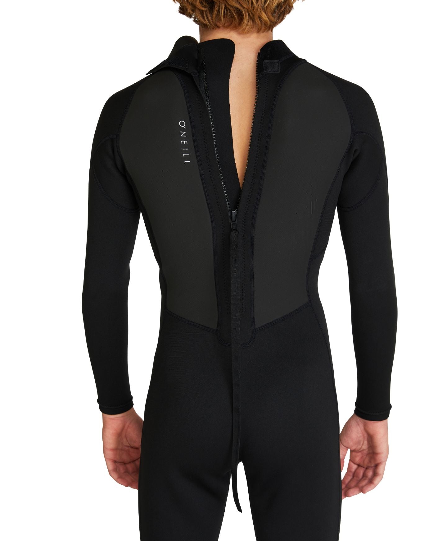 Factor 3/2mm Steamer Back Zip Wetsuit - Black