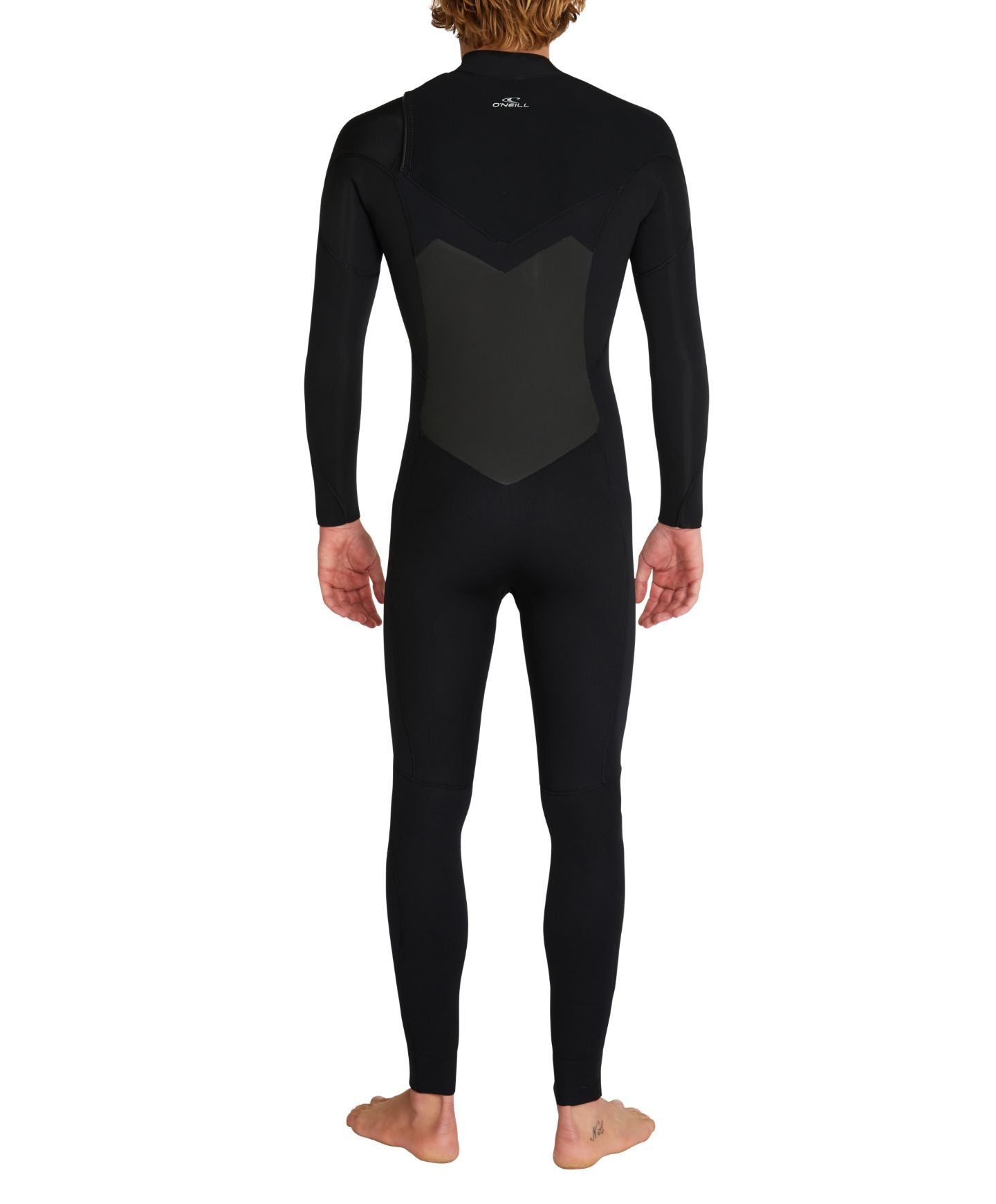 Focus 3/2mm Steamer Chest Zip Sealed Wetsuit - Black