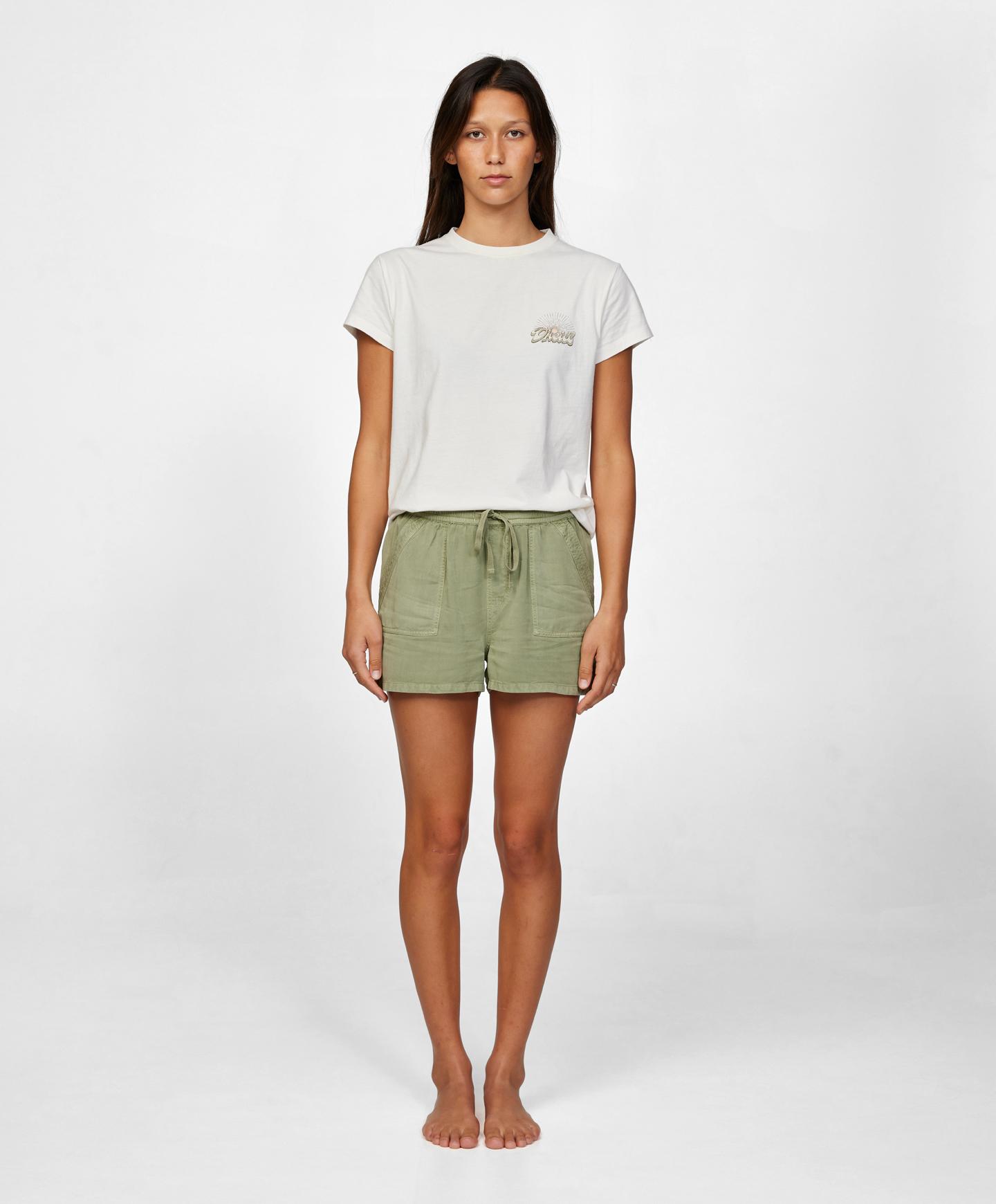 Francina Short - Oil Green