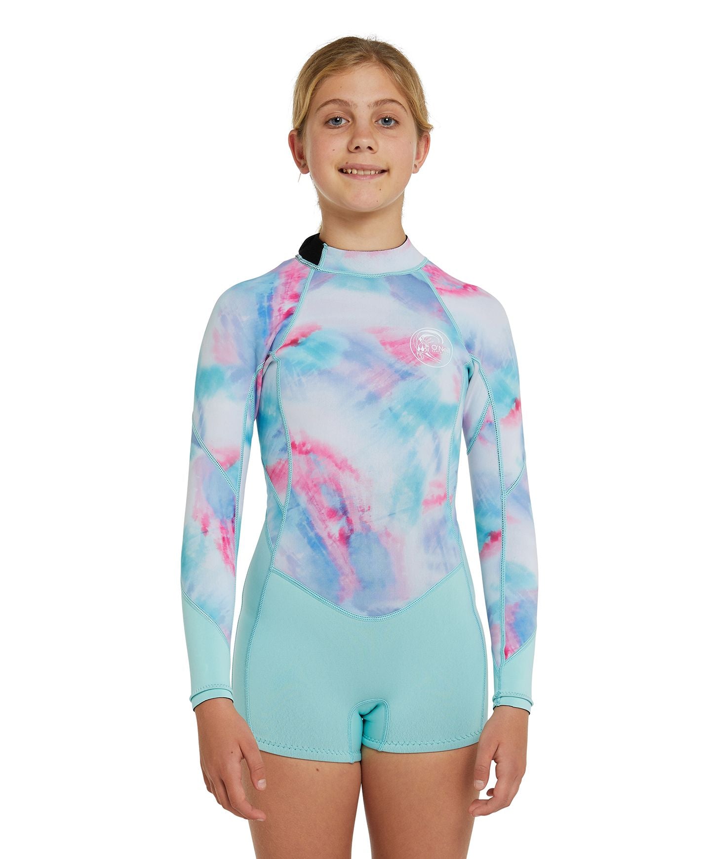 Girl's Bahia 2mm LS Mid Spring Suit Wetsuit - Wavedye