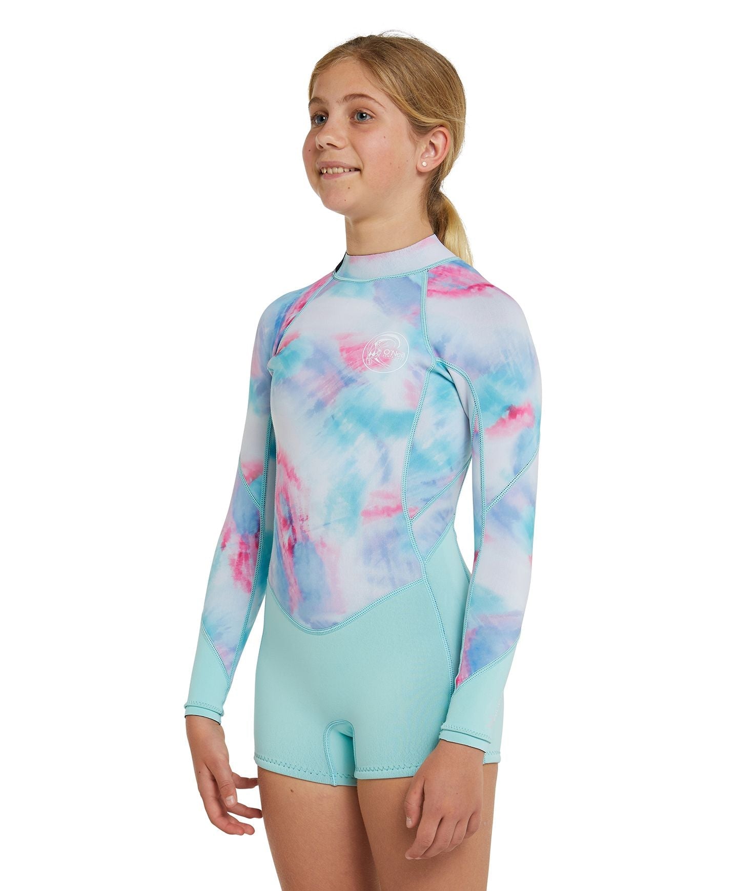 Girl's Bahia 2mm LS Mid Spring Suit Wetsuit - Wavedye