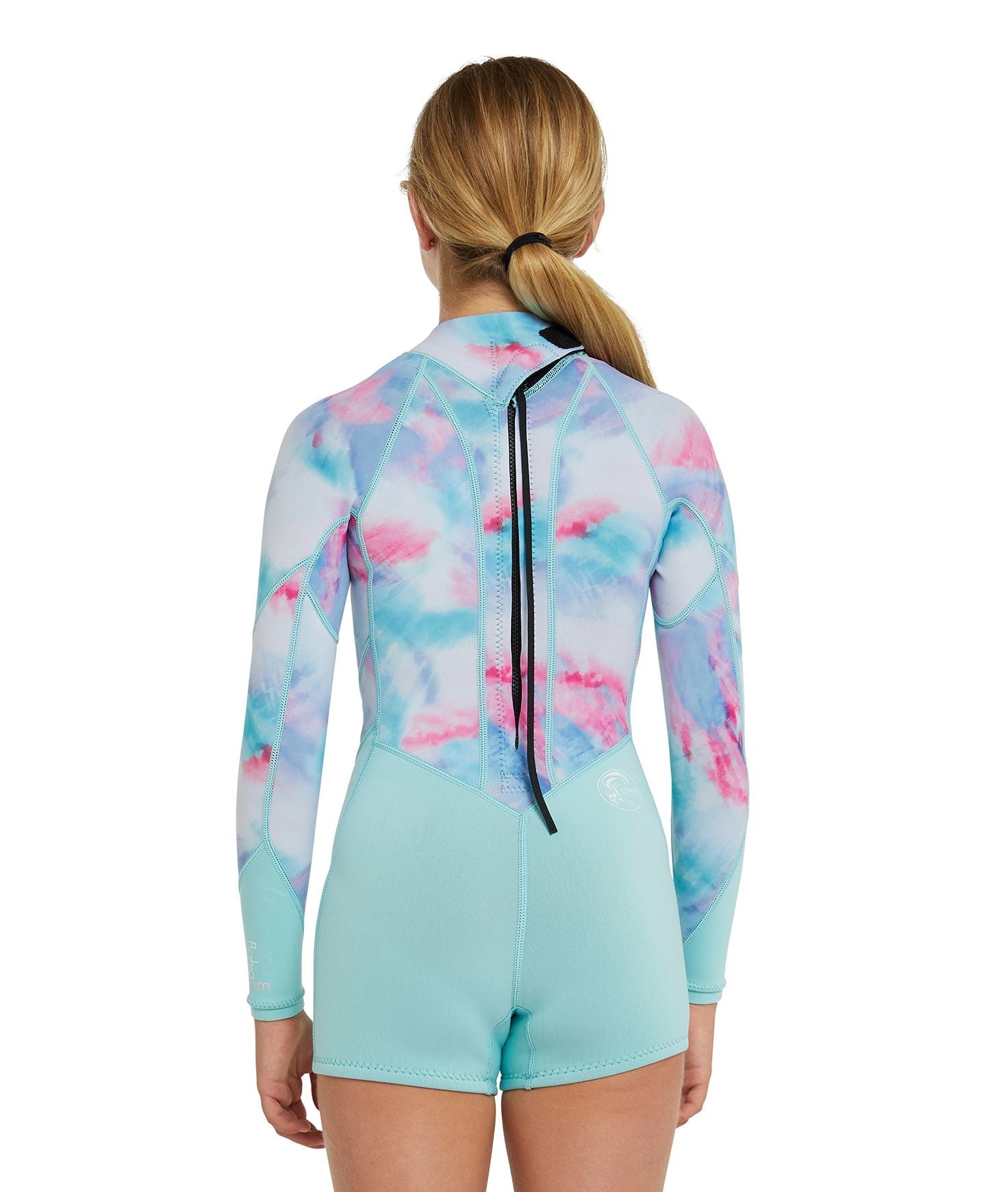 Girl's Bahia 2mm LS Mid Spring Suit Wetsuit - Wavedye