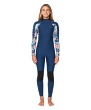 Girl's Bahia 3/2mm Steamer Back Zip Wetsuit - Lost Palms