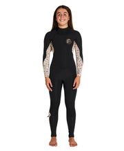 Girl's Bahia 4/3mm Steamer Back Zip Wetsuit - Sierra