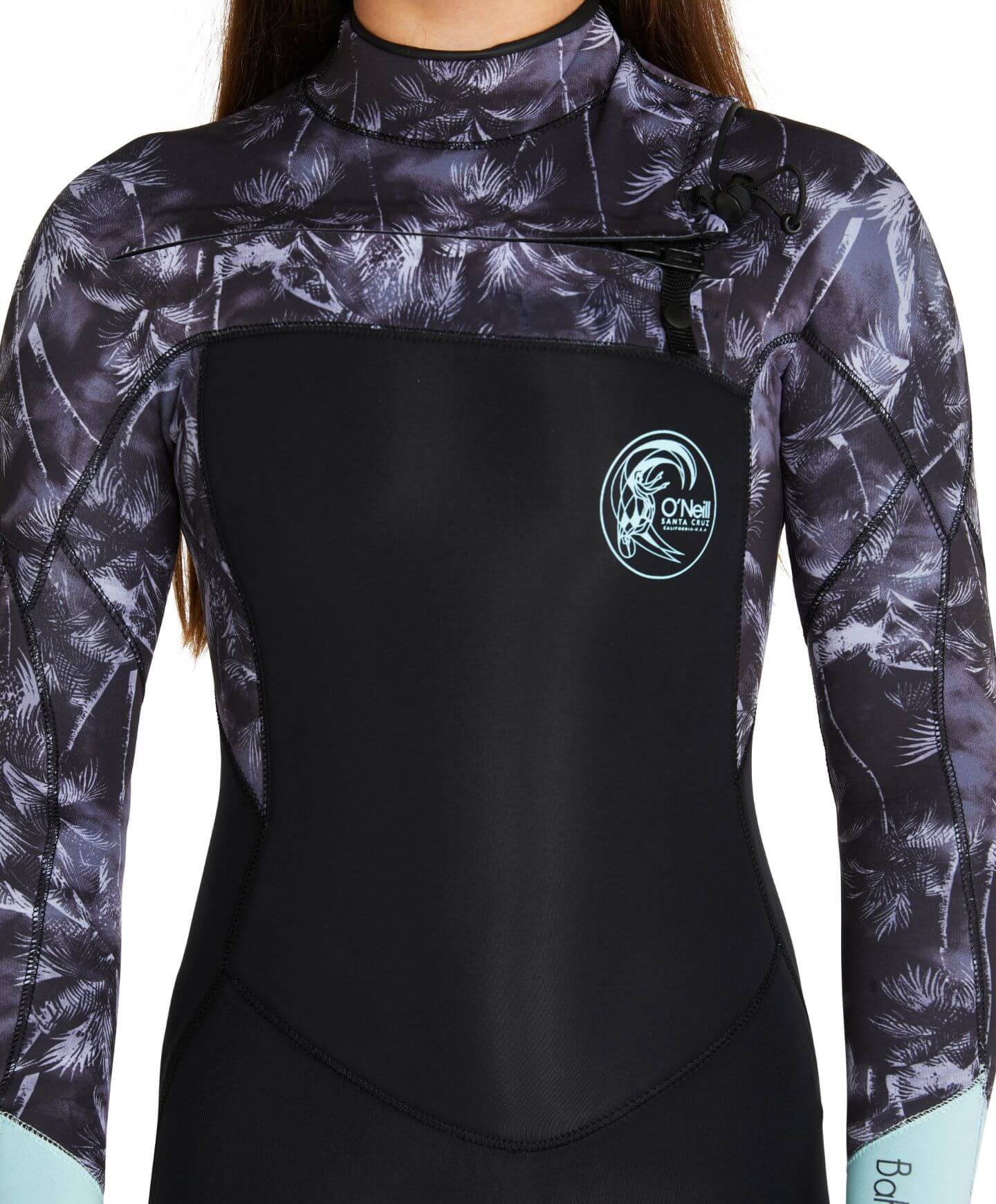 Girl's Bahia 3/2mm Steamer Chest Zip Wetsuit - Hanalei