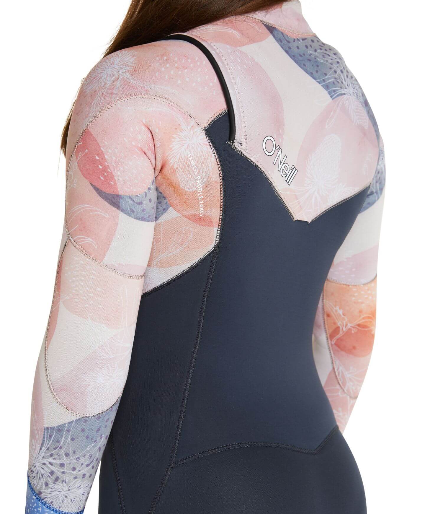 Girl's Bahia 3/2mm Steamer Chest Zip Wetsuit - Gunmetal