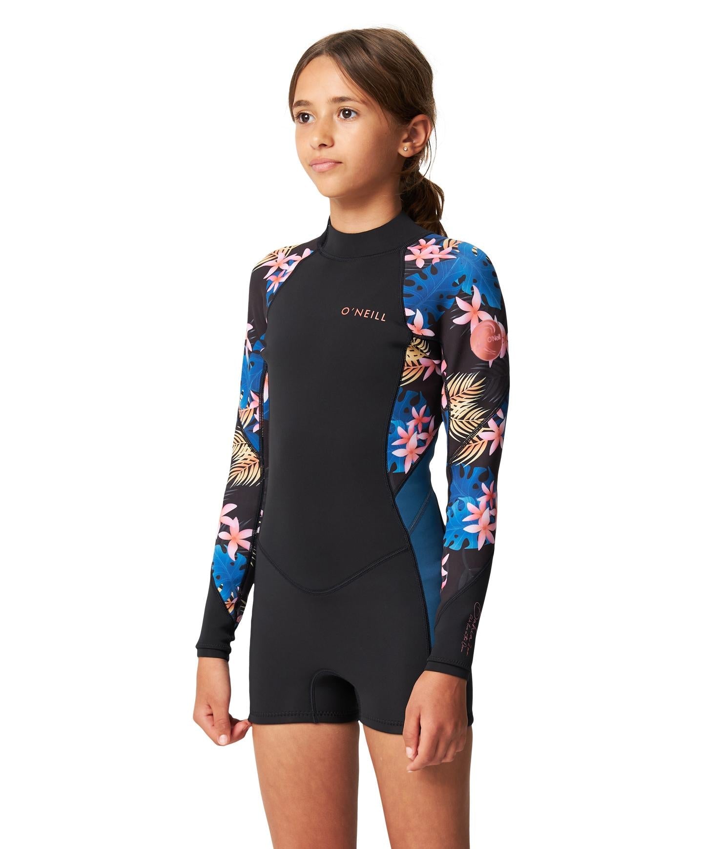 Girl's Bahia LS Mid Spring Suit 2mm Wetsuit - Balmy Nights