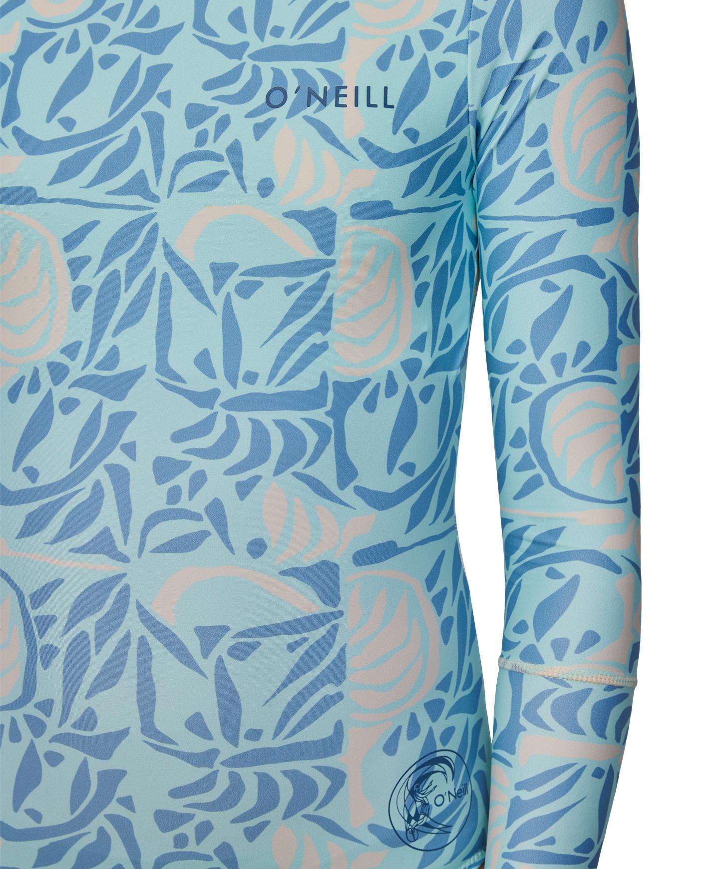 Girl's Bahia Lycra BZ LS Surf Suit - Check Mosaic