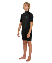 Girl's Bahia Short Sleeve Spring Suit 2mm Wetsuit - Black