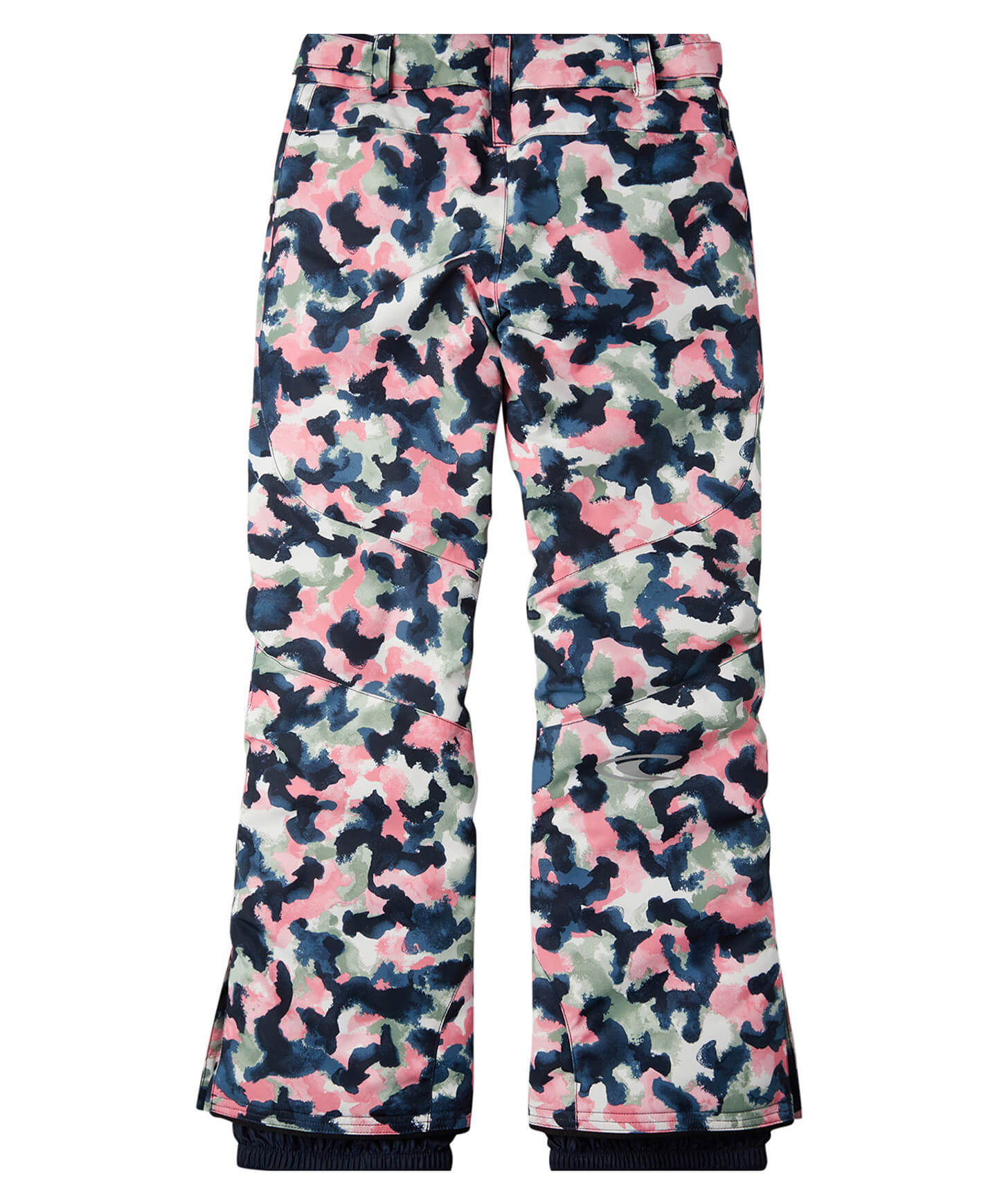 Girl's Charm AOP Snow Pants - Blue AOP