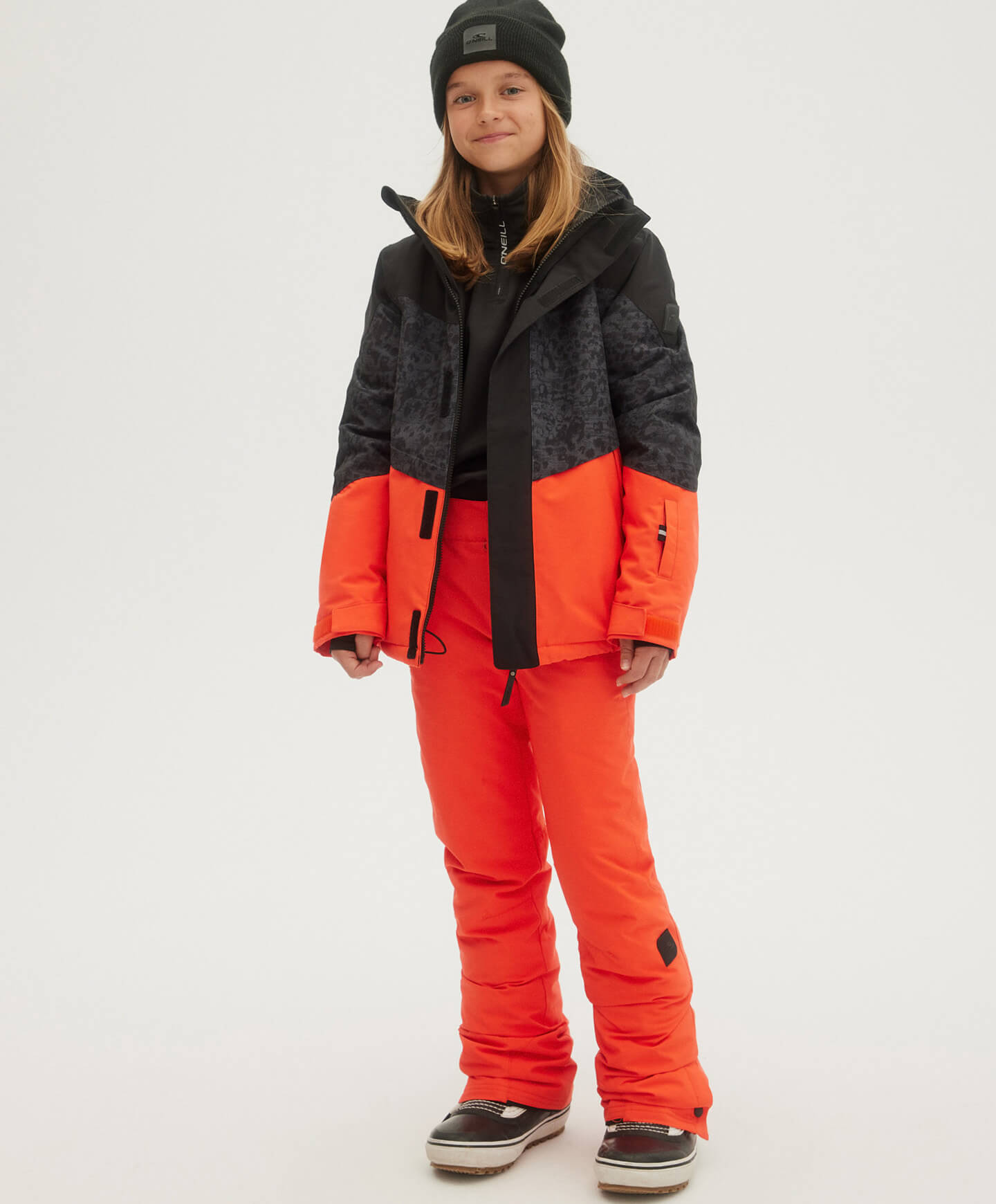 Girl's Charm Regular Snow Pants - Cherry Tomato