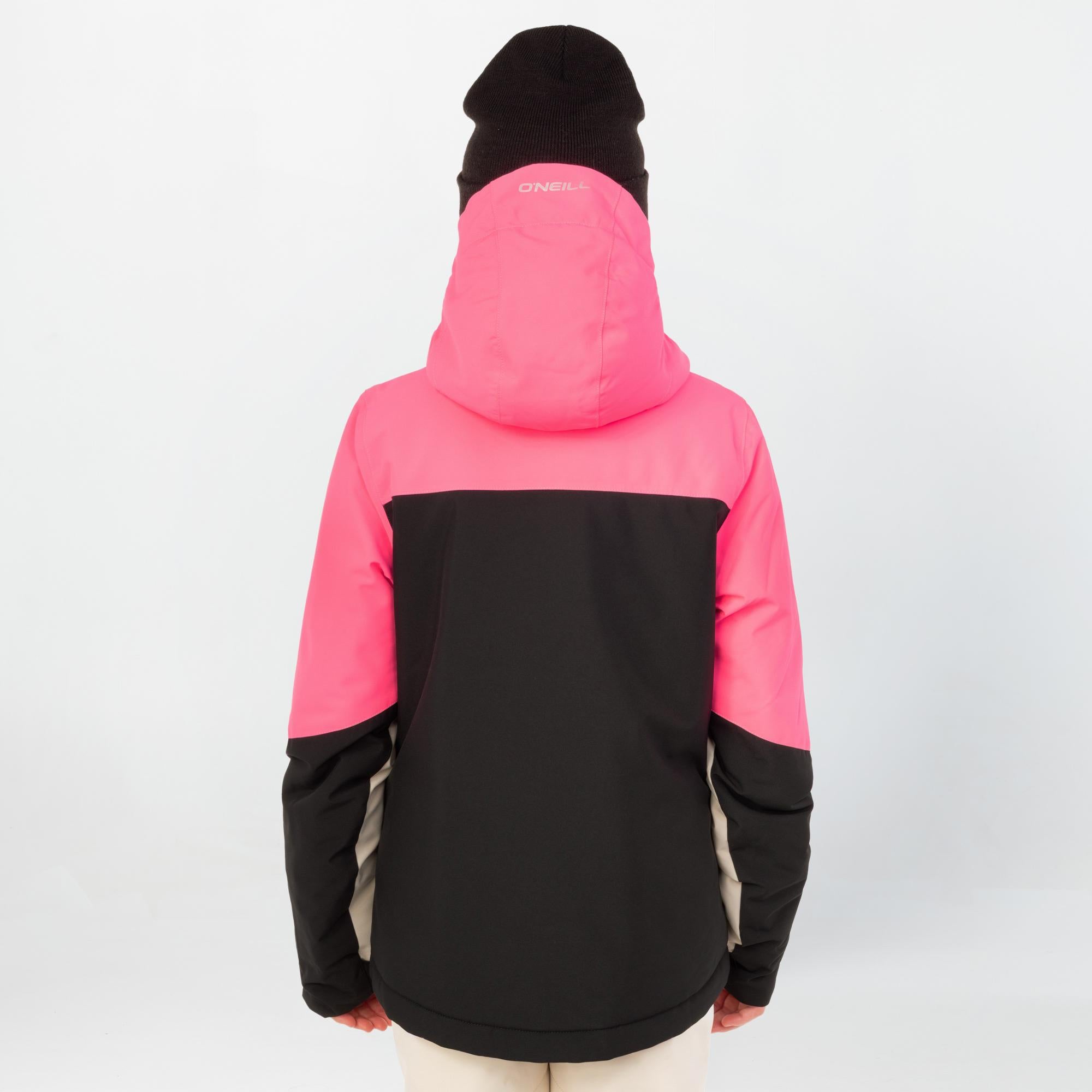 Girl's Cruz Triple Snow Jacket - Black Out Colour Block