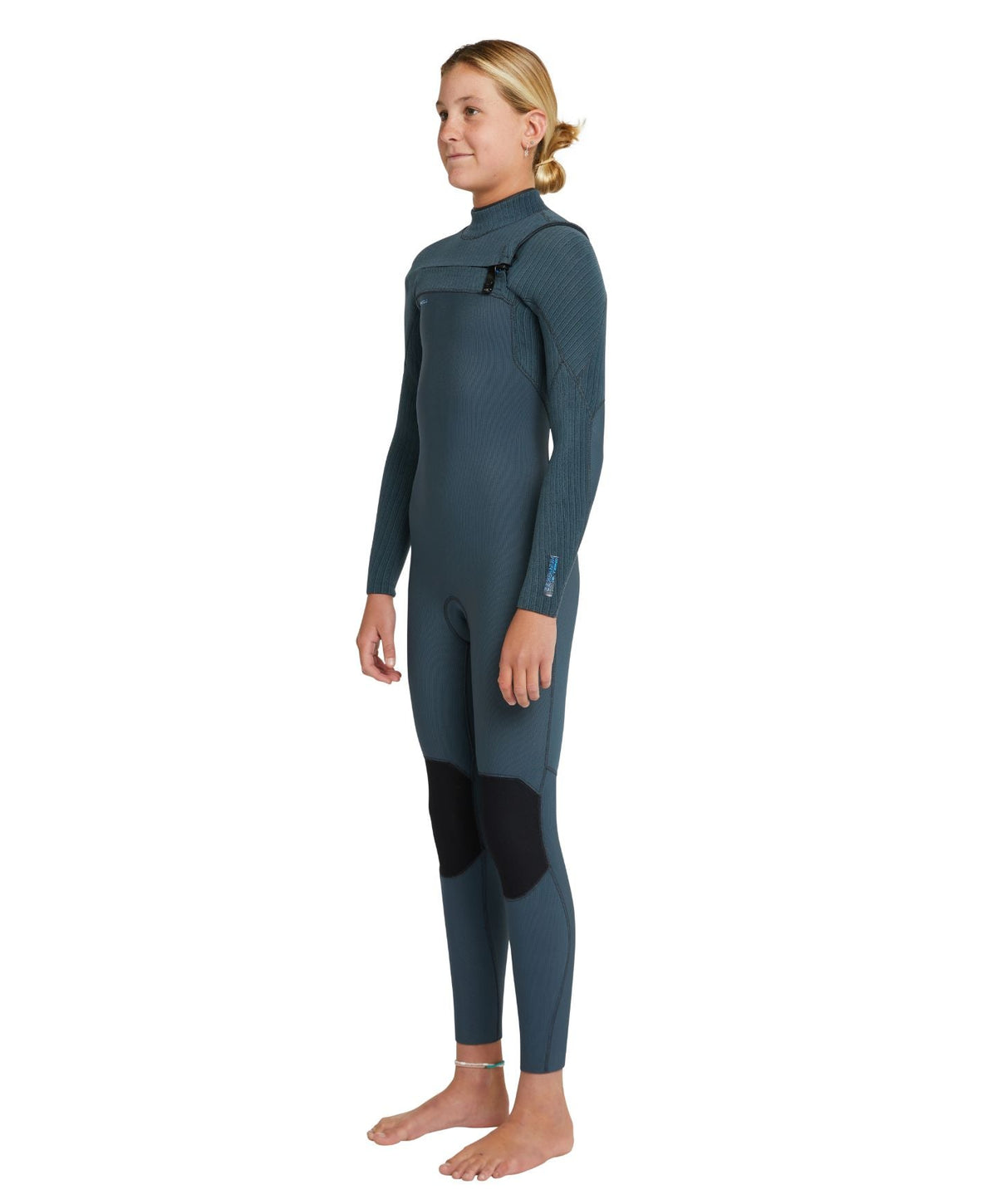 Girl's HyperFreak 3/2+ Steamer Chest Zip Wetsuit - Shade