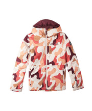 Girl's Lite Printed Snow Jacket - Purple Hiker Camo