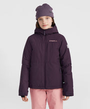 Girl's Lite Snow Jacket - Midnight Plum