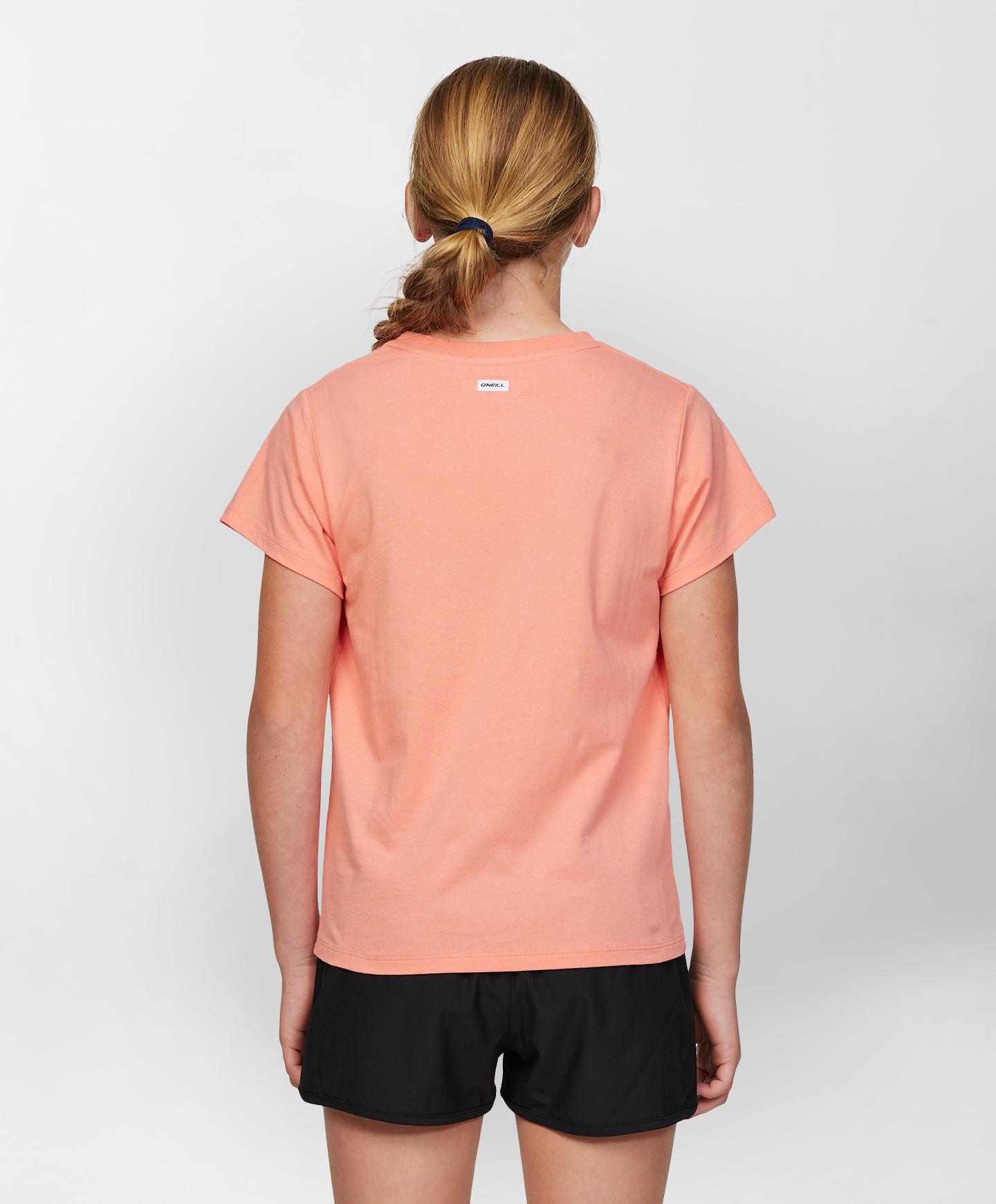 Girls O'Tropic SS Tee - Canyon Rose