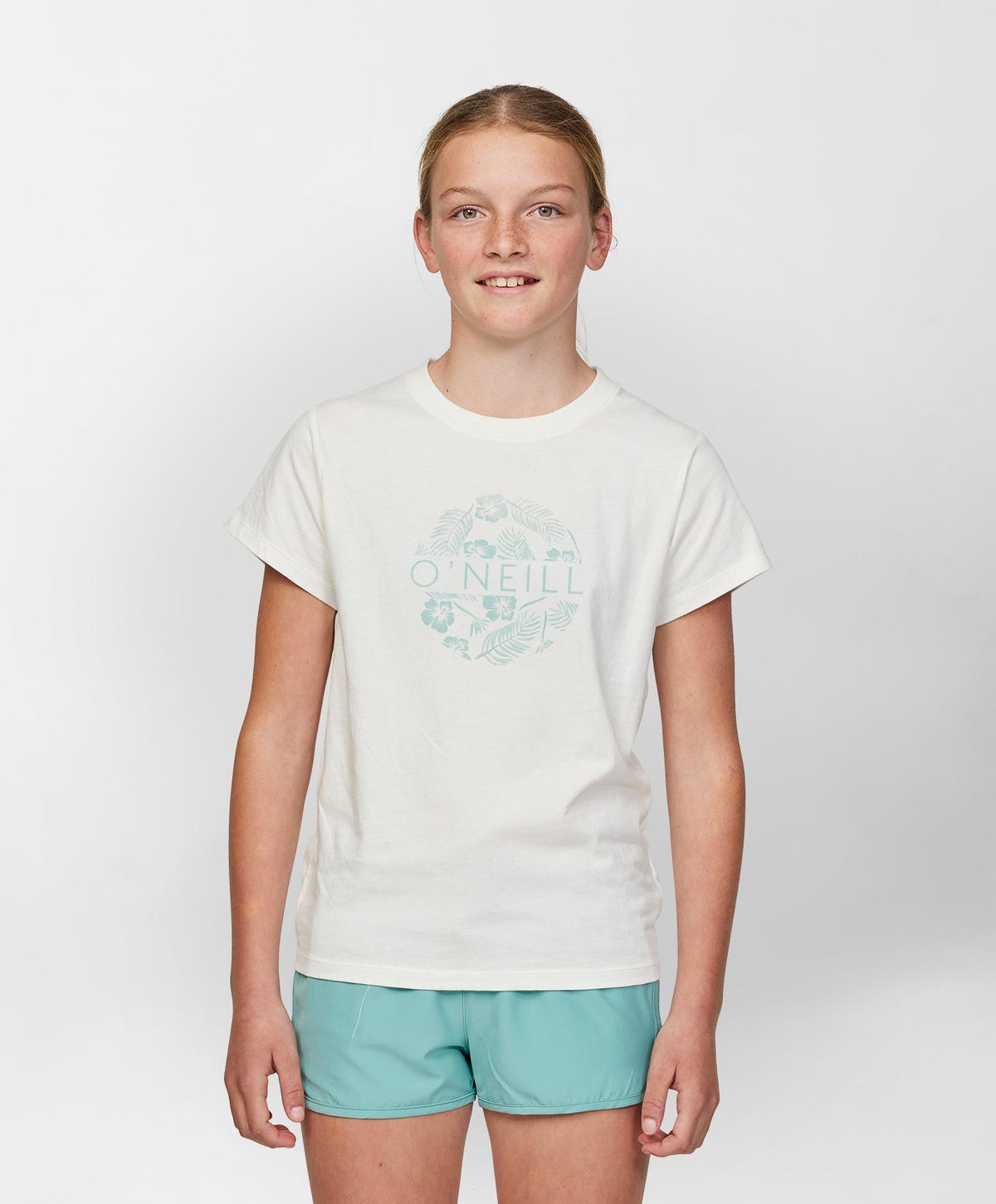 Girls O'Tropic SS Tee - White