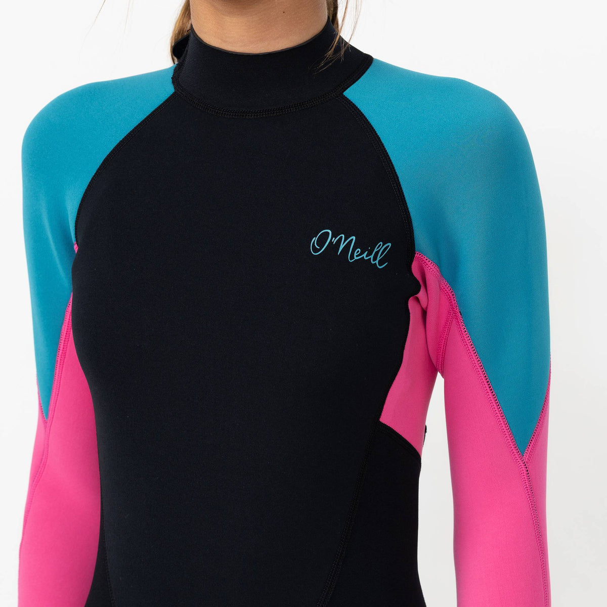 Girl's Reactor 2mm Long Sleeve Long Spring Suit - Blue Curacao