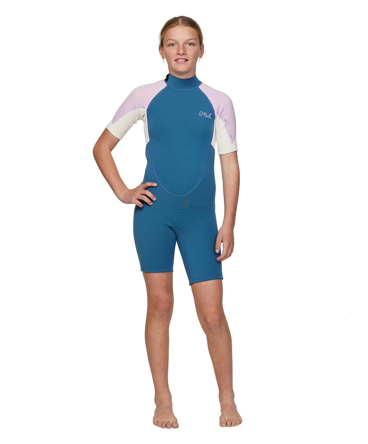 Girl's Reactor SS Spring Suit 2mm Wetsuit - Deep Blue