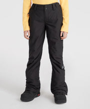 Girl's Star Regular Snow Pants - Black Out