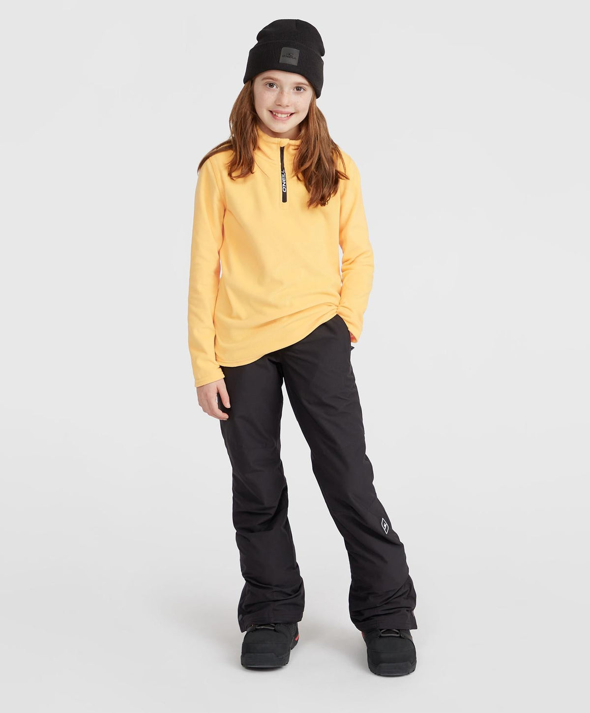 Girl's Star Regular Snow Pants - Black Out