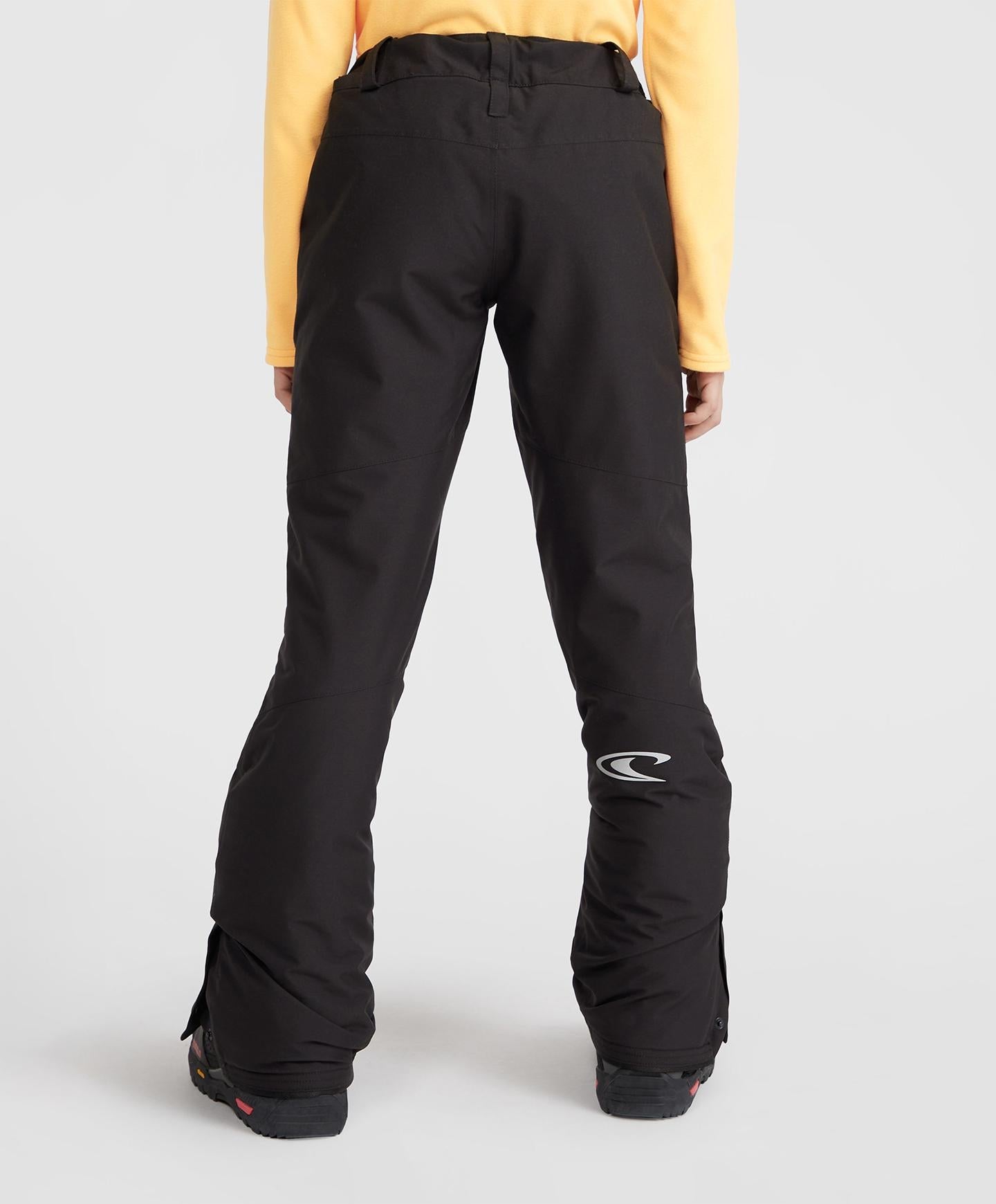 Girl's Star Regular Snow Pants - Black Out