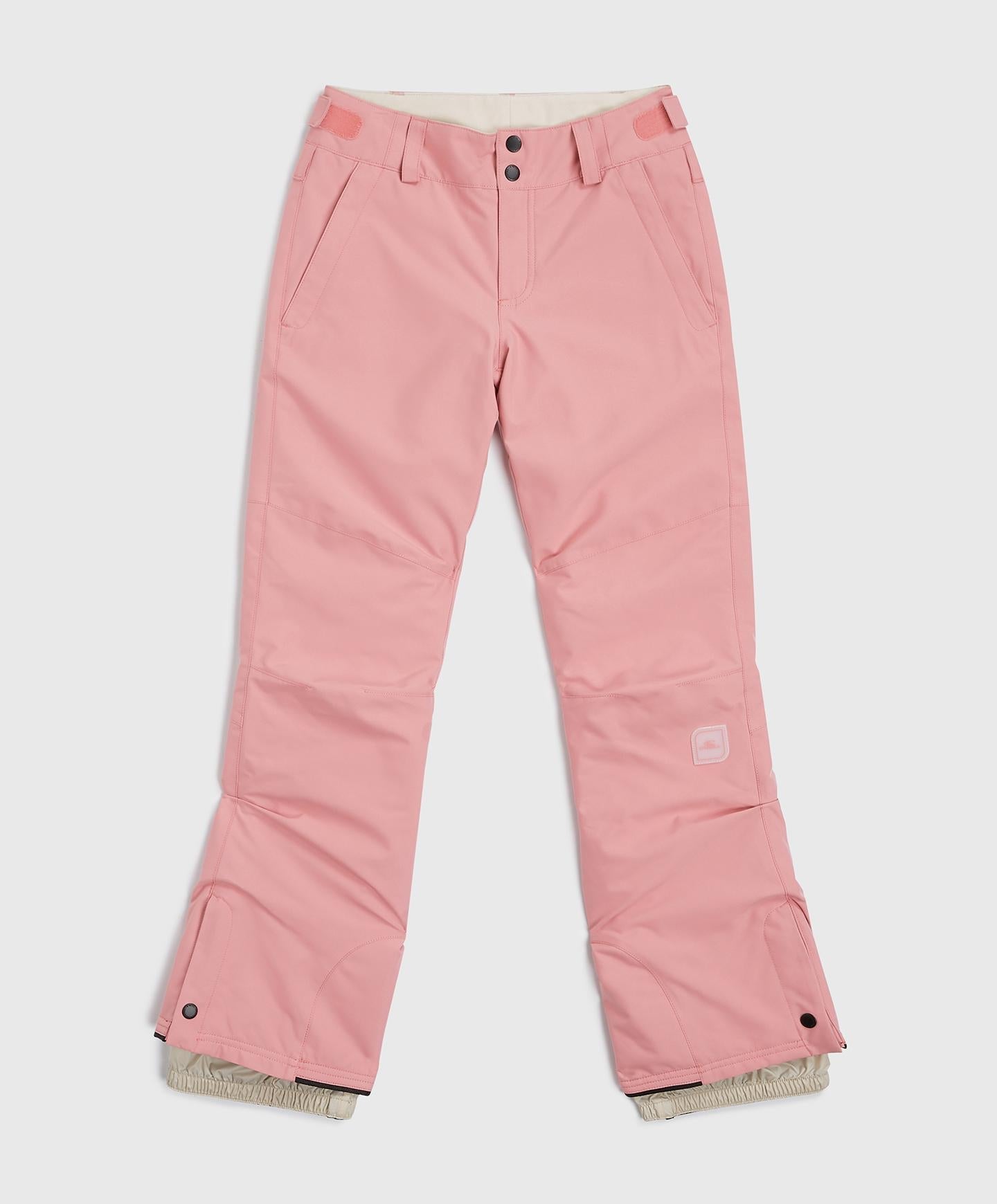 Girl's Star Regular Snow Pants - Genuine Pink